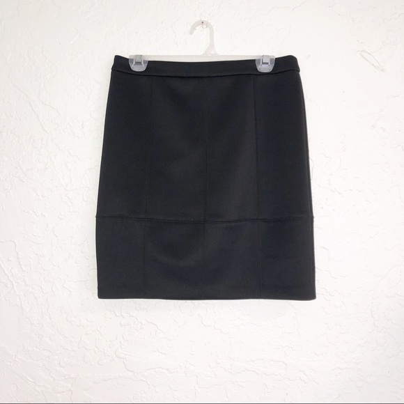 Laundry by Shelli Segal Black Mini Stretch Career Skirt Womens Size 6 - Picture 1 of 5